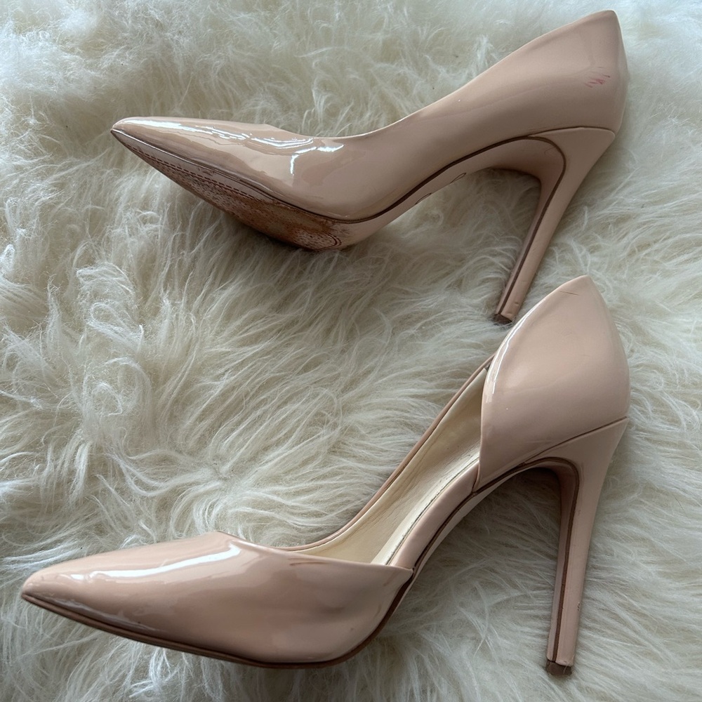 Jessica Simpson Nude Patent Pumps size 5